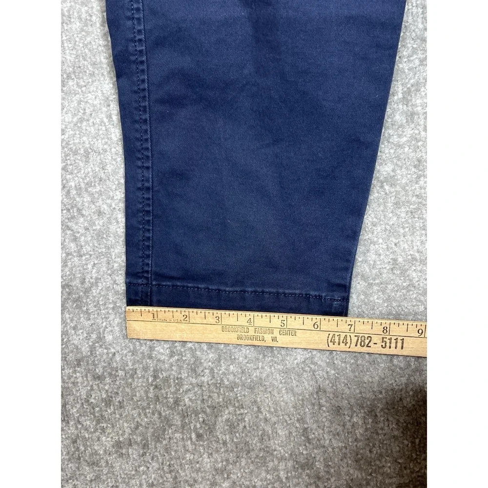 Levis XX Chino Pants Standard Taper Mens Size 34x29 Navy Blue Stretch 5 Pocket